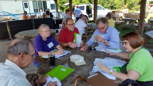 Judges preparing
